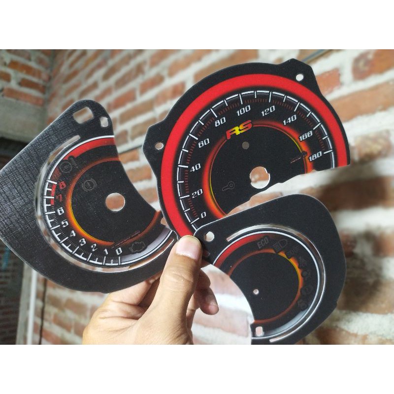 Jual papan Speedometer cutom brio / mobilio old | Shopee Indonesia