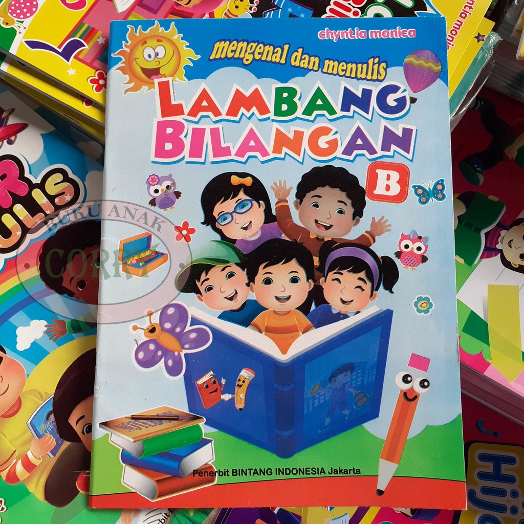 Jual Buku Edukasi Anak Mengenal Menulis Lambang Bilangan B Huruf Angka ...