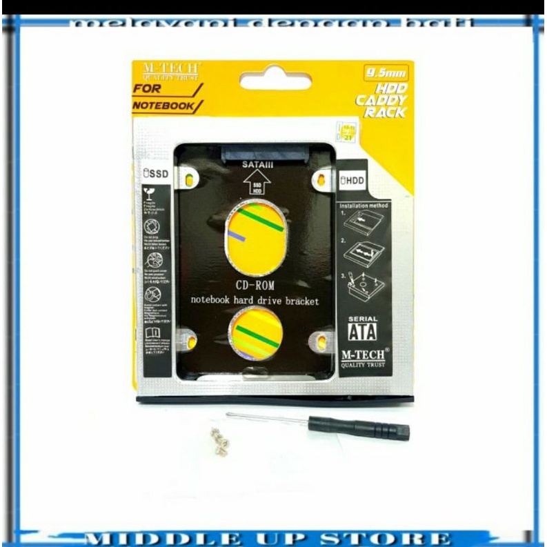 Jual Casing HDD Caddy 9.5 mm / Casing HDD Caddy 9.5 mm | Shopee Indonesia