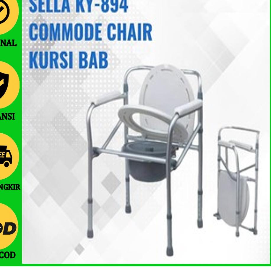 Jual NEW ARRIVAL !! 8.8 Kursi BAB Commode Chair Standar Merk Sella KY ...