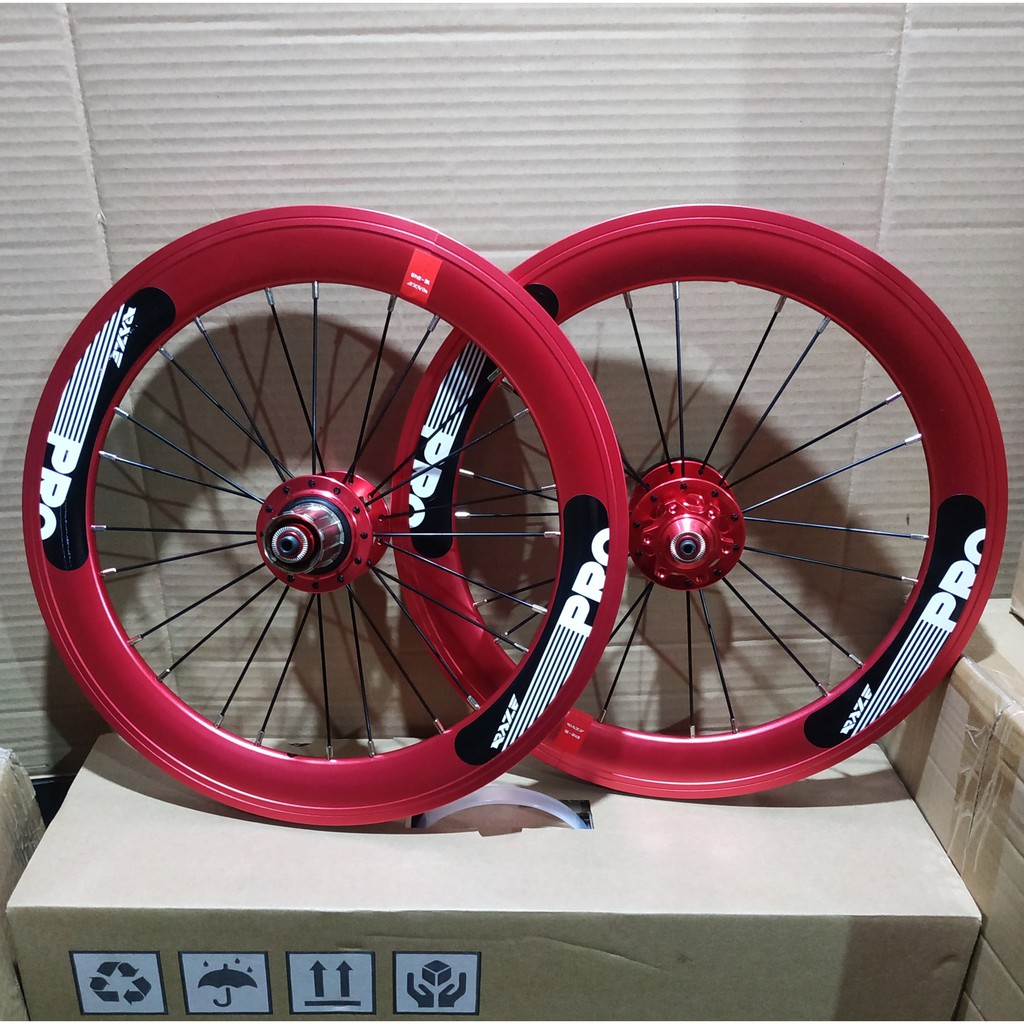 Jual WHEELSET RIM VELG SELI 16 349 plus RAZE PRO HITAM DISC BRAKE ...