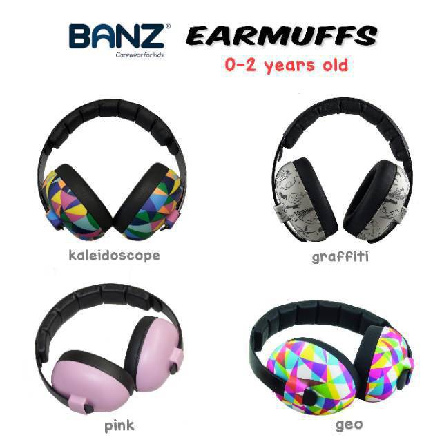 Jual Banz Mini Baby Earmuff (Tersedia varian motif dan warna) Shopee Indonesia