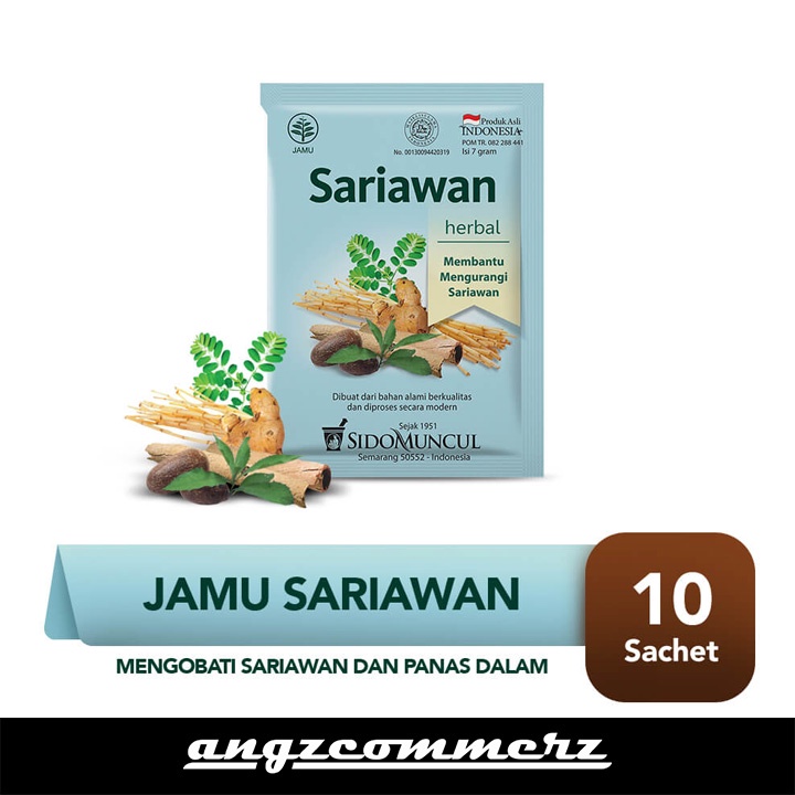 Jual Sidomuncul Sariawan Jamu Minuman Obat Herbal Panas Dalam 10pcs Shopee Indonesia 2105