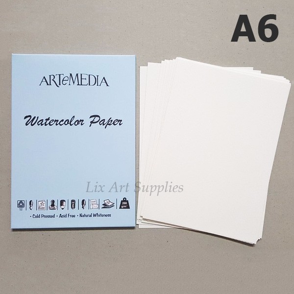 Jual Artemedia Watercolor Paper A6 12 Lembar Kertas Cat Air Shopee Indonesia 7806