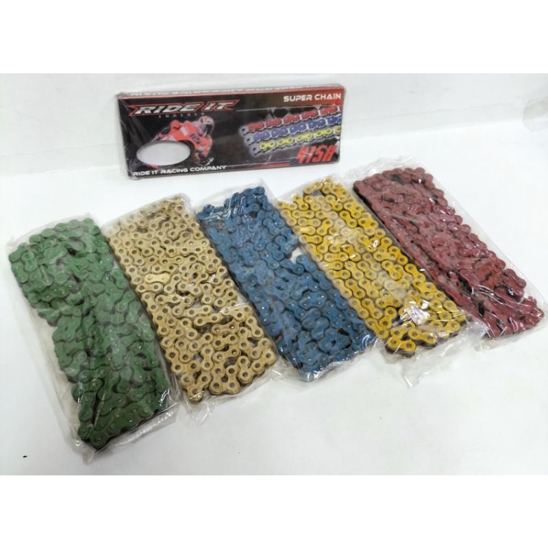 Jual RANTAI RACING TIPIS 415 RIDE IT WARNA GOLD BIRU MERAH HIJAU KUNING ...