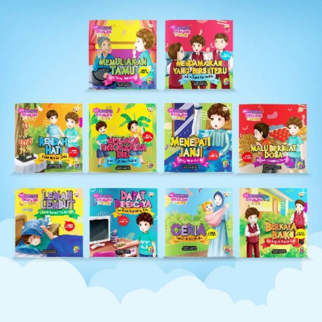 Jual Seri Akhlak for Kids - Bonus Stiker Doa | Shopee Indonesia