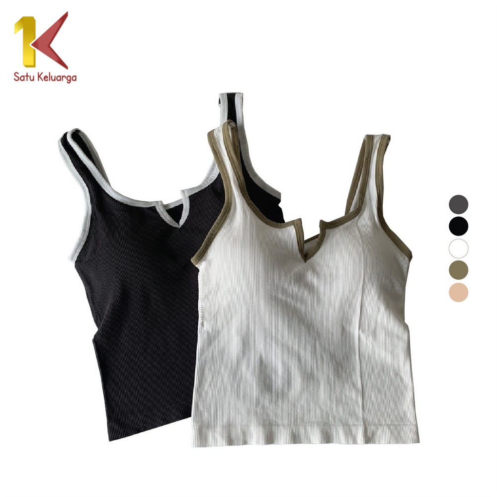 Jual 1K Surabaya Tank Top Bra P235 Singlet Tengtop Wanita Kekinian Sexy ...