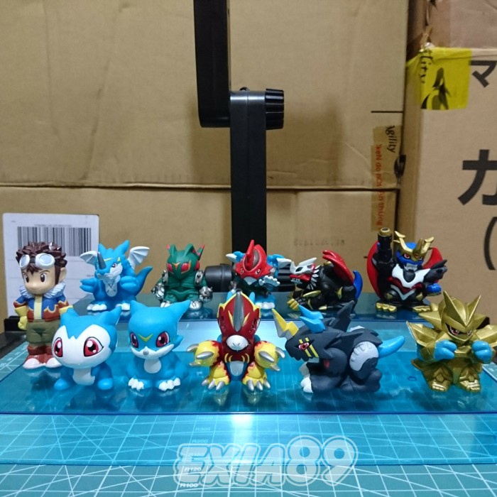 Jual Figure Fingerdoll Digimon 2 Soft Daisuke Vmon Evo Set 11Pcs Bandai ...