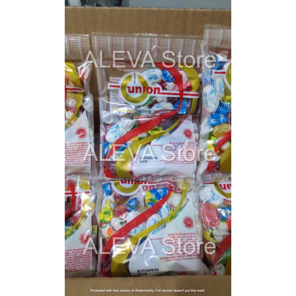 Jual Permen Union Rasa Campur Assorted 25 Butir/80 Gram | Shopee Indonesia