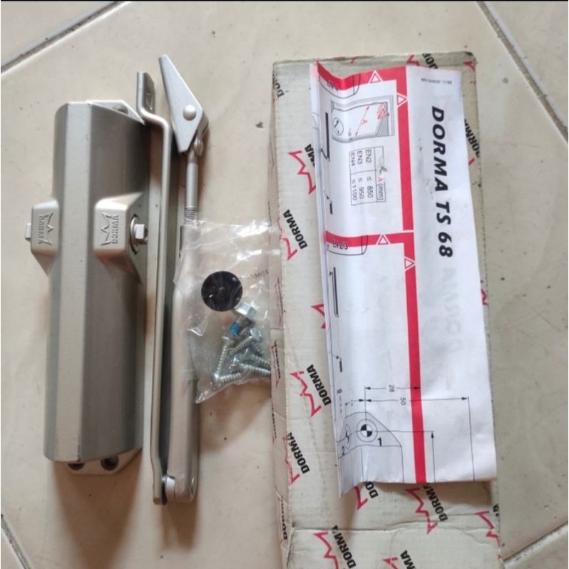 Jual door closer dorma ts 68 nho silver penahan pintu otomatis Shopee Indonesia
