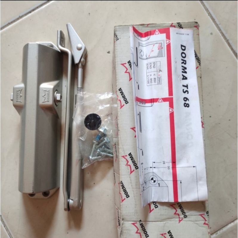 Jual Door Closer Dorma Ts 68 Nho Silver Penahan Pintu Otomatis | Shopee ...