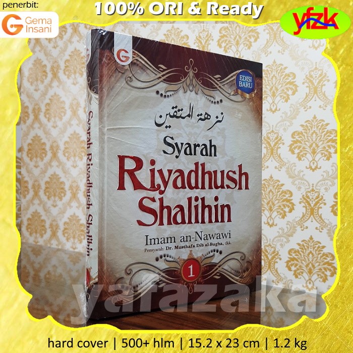 Jual Buku Syarah Riyadhus Shalihin Imam Nawawi Original Terjemah Kitab