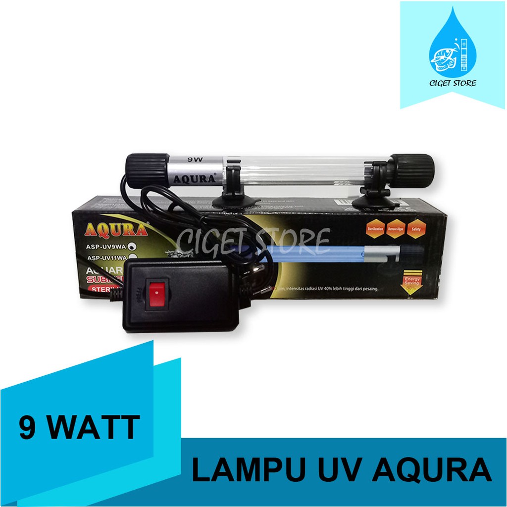 Jual Lampu UV Aquarium AQURA 9 Watt Shopee Indonesia