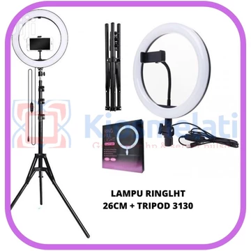 Paket Lampu Ringlight Tripod 3130 Paket Lampu Ringlight Tripod 3118 Tripod 16Cm