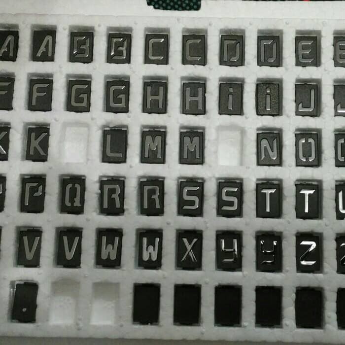 Jual alphabet huruf untuk helm kyt dan ink | Shopee Indonesia