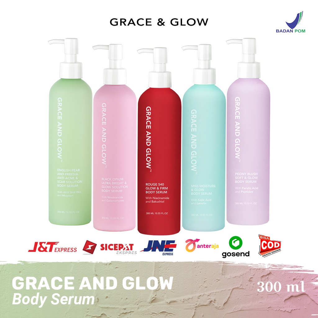 Jual Grace And Glow Body Serum Ml English Pear Black Opium