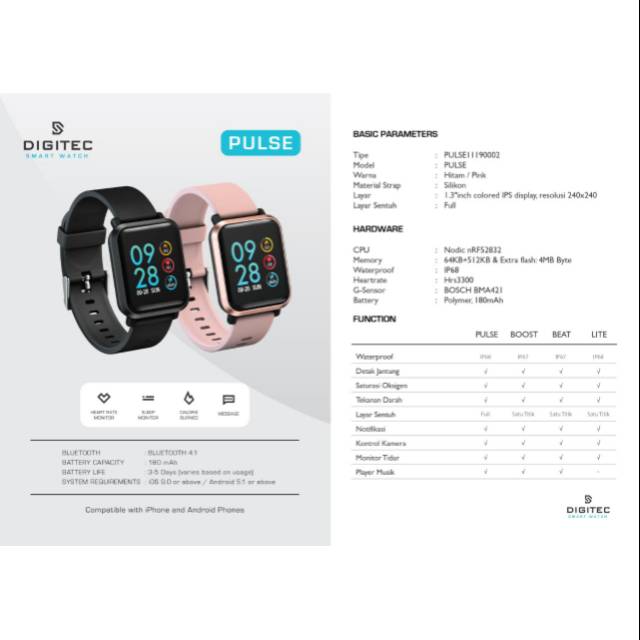 Digitec 2025 pulse smartwatch