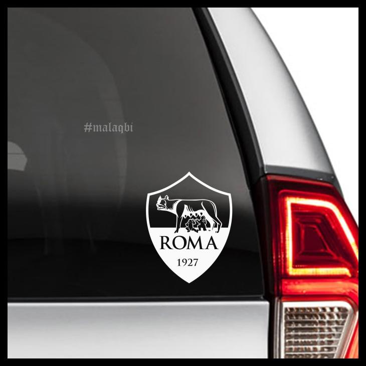 Jual Stiker Mobil Logo Club Bola As Roma Cutting Sticker | Shopee Indonesia