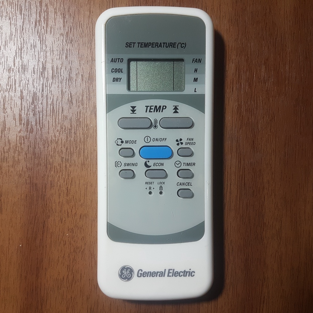 Jual Remote Ac General Electric GE-R51/CBGE Second Original | Shopee ...