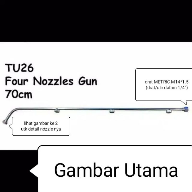Jual stik semprot hama 4 kepala cabang ujung - stick knapsack knapsak ...