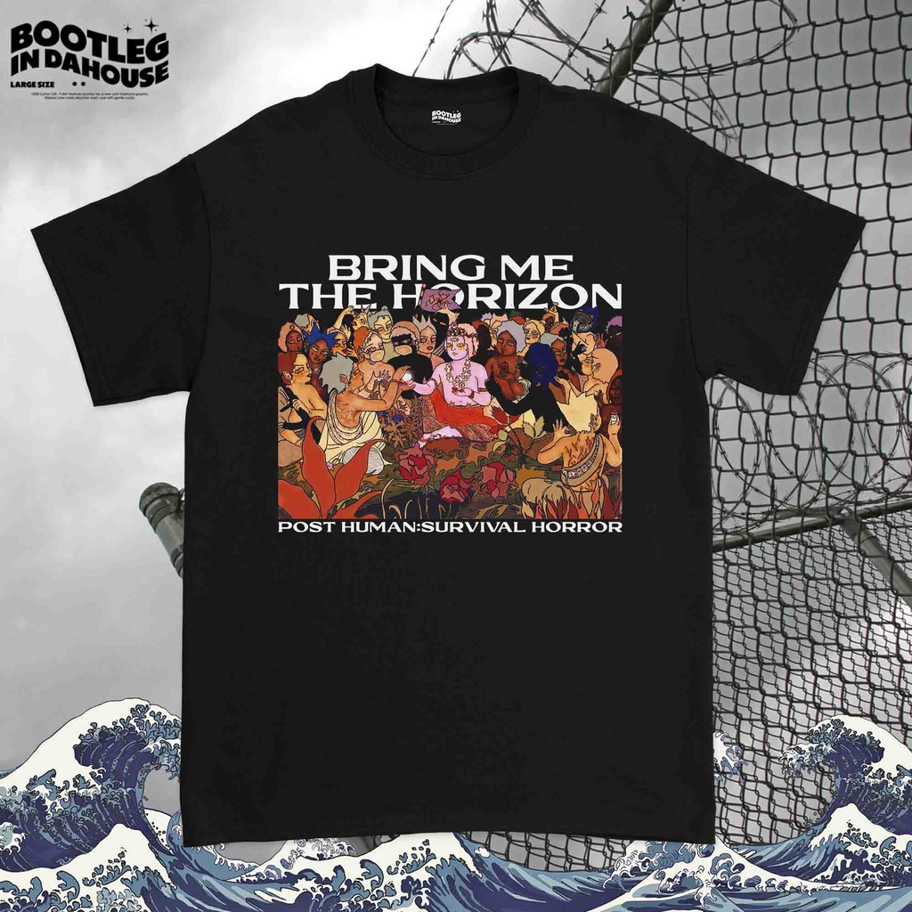 Jual Kaos Band Bring Me The Horizon ( KAOS BMTH ) - POST HUMAN | Baju ...