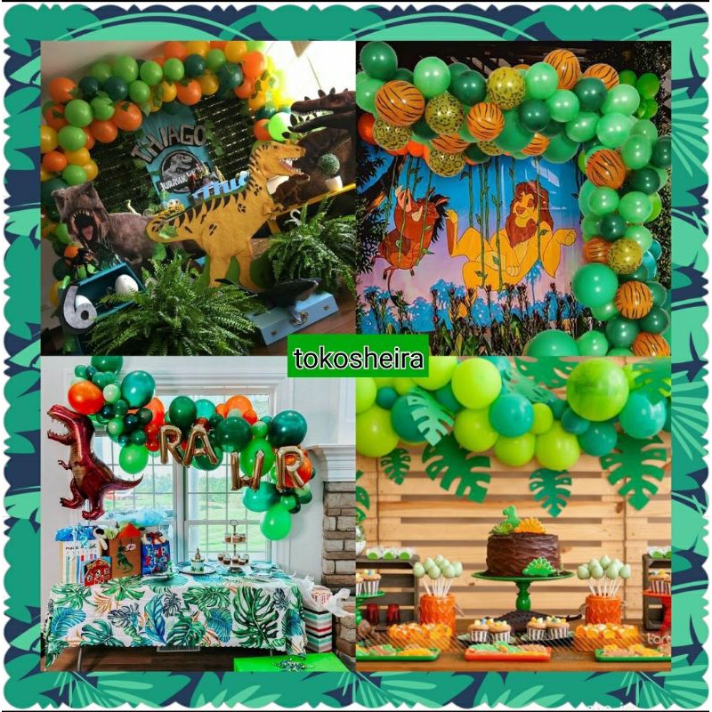 Jual Balon Kuning Orange Hijau Tosca Putih Balon Latex Doff Polos 12 ...