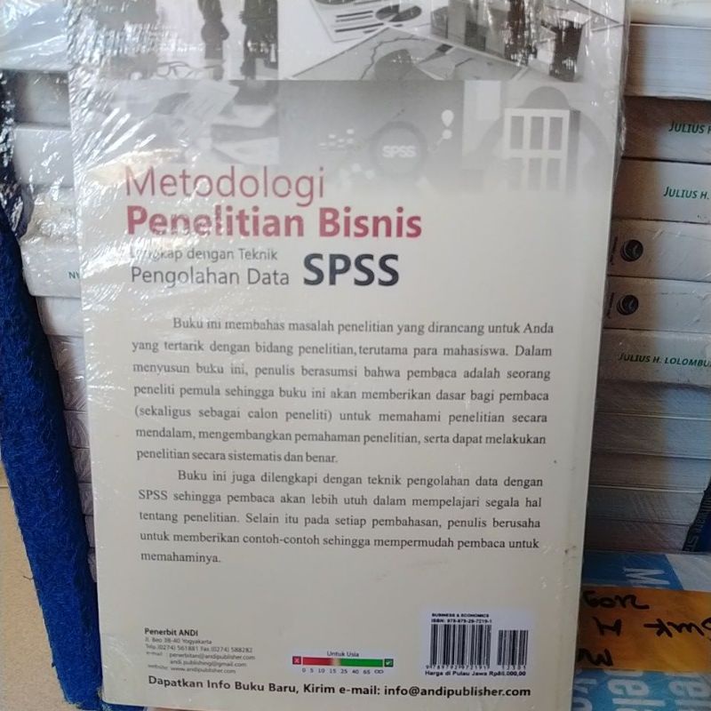 Jual Metodologi Penelitian Bisnis lengkap dengan teknik pengolahan data ...