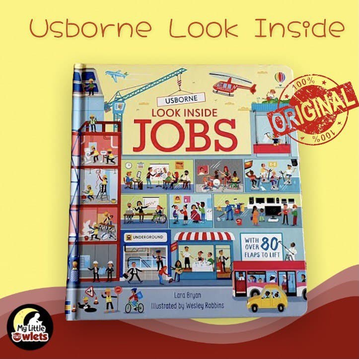 Jual Usborne Lift the Flap, See inside, Look Inside Series | Shopee ...