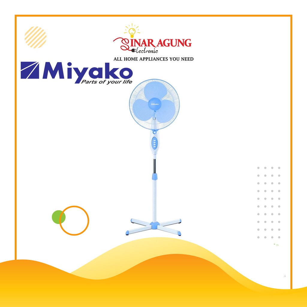 Jual Kipas Angin Stand Fan Miyako KAS1618B / KAS-1618B / KAS 1618 B