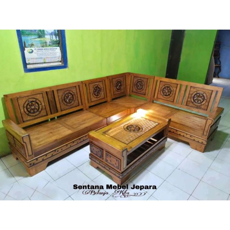 Jual Kursi Sudut Minimalis Piramid Box, Kursi Tamu Sudut Minimalis ...