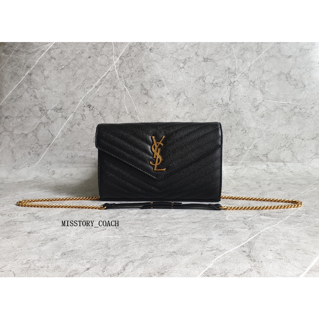 YSL WOC Crema Soft 22cm Size 22 x 14 x 4cm, Barang Mewah, Tas