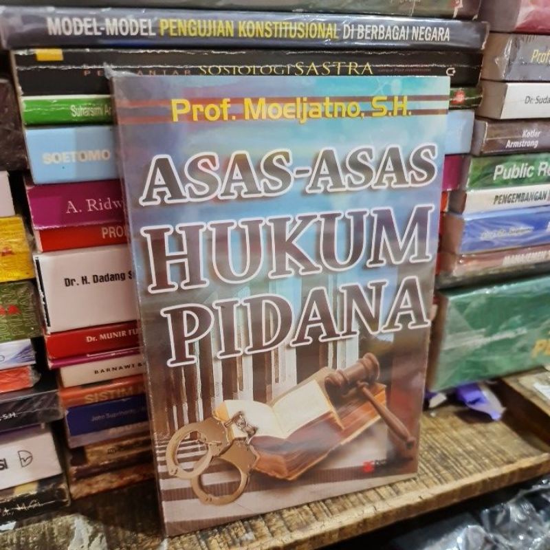 Jual Asas Asas Hukum Pidana By Prof Moeljatno | Shopee Indonesia