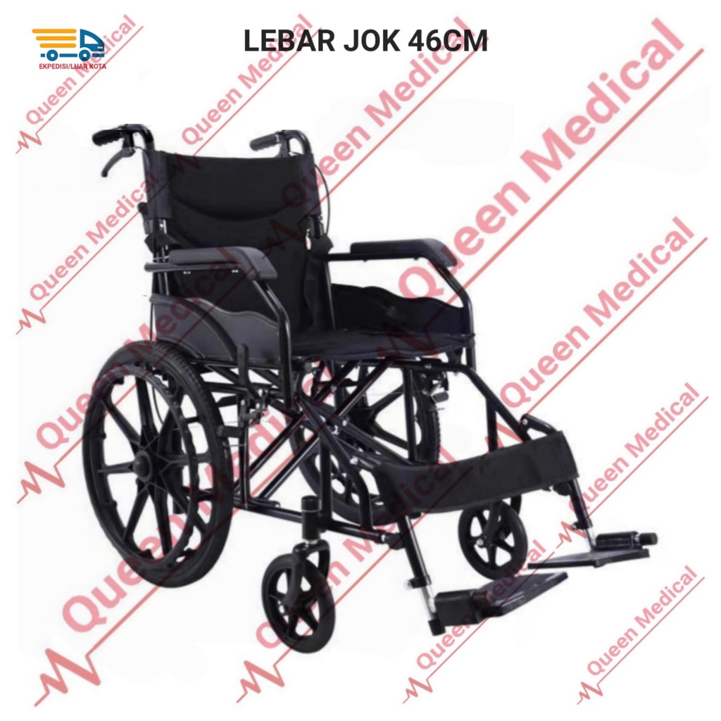 Jual Kursi Roda Juara Standard Rumah Sakit Hitam Velg Racing 20 ...
