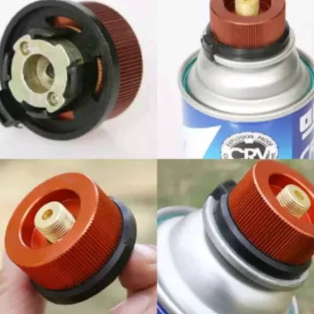 Jual Adaptor adapter gas kaleng konektor kompor lipat adapter refill