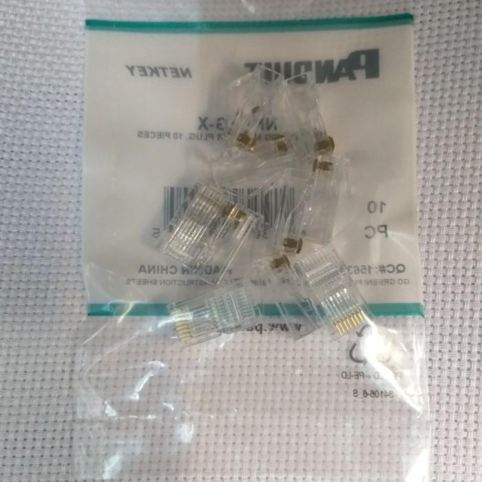 Jual Konektor | Panduit Modular Plug Rj 45 Konektor Netkey Nkplg-X ...