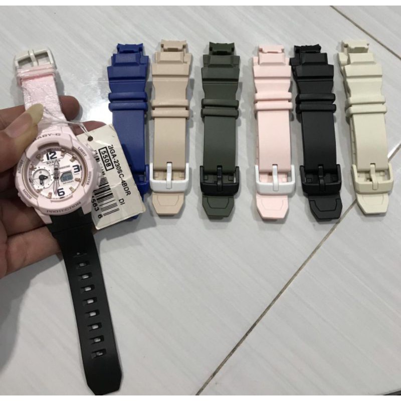 TALI JAM TANGAN KARET CASIO BABY G BGA 230 210