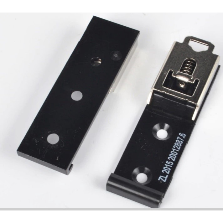 10Pcs Fixed Clamp Fasten Clip For 35mm DIN Rail Fixed Clamp Screw Fixed Type Fasten Clip For Relay Mountingmetal Model 11