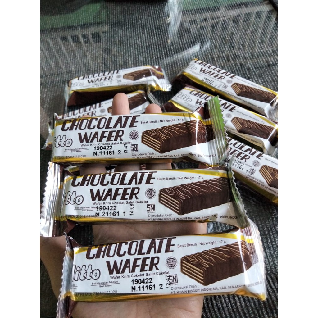 Jual nitto wafer coklat jadul 1 pak isi 10 | Shopee Indonesia