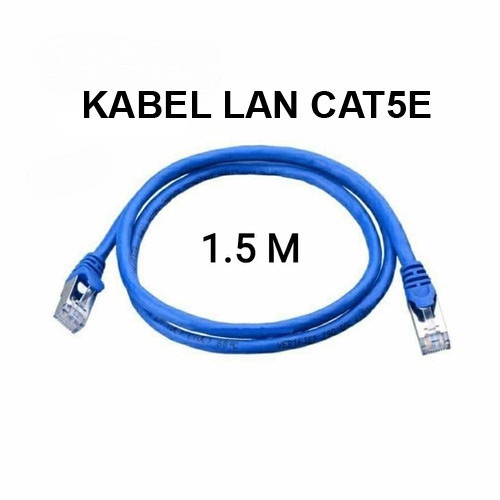 Jual KABEL LAN 1.5 METER CAT 5 | Shopee Indonesia