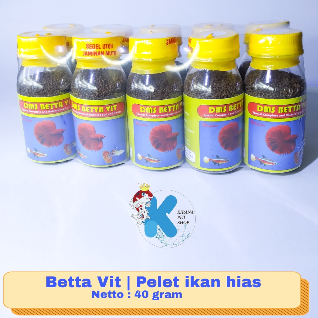 Jual Betta Vit Super Pakan Vitamin Ikan Cupang | Shopee Indonesia