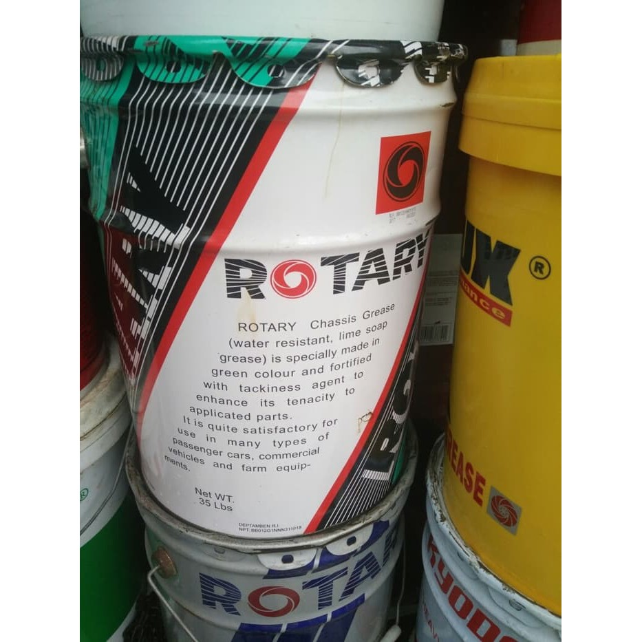 Jual Gemuk Rotary Chassis Loreng Hijau Pail Kg Cg Grease Stempet Rotary Cg Cg