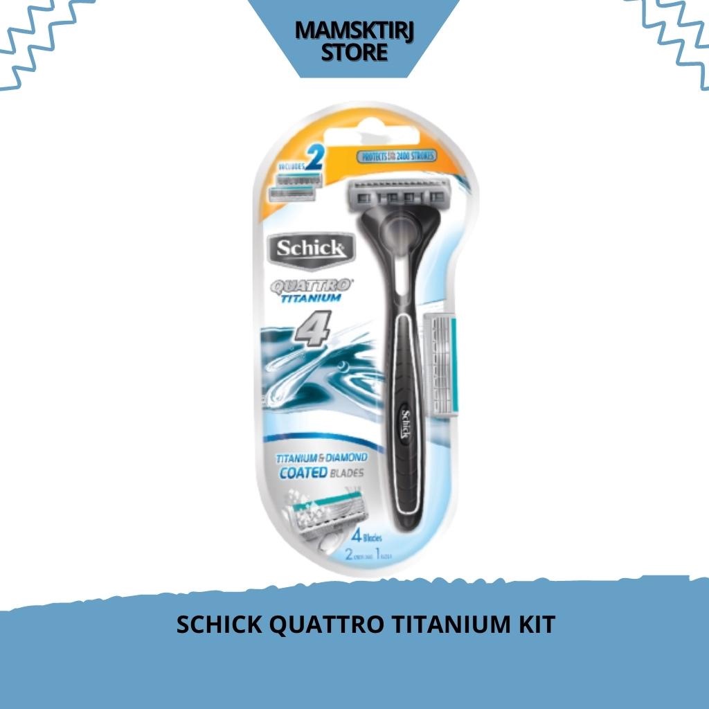 Jual Schick Quattro Titanium Kit | Shopee Indonesia
