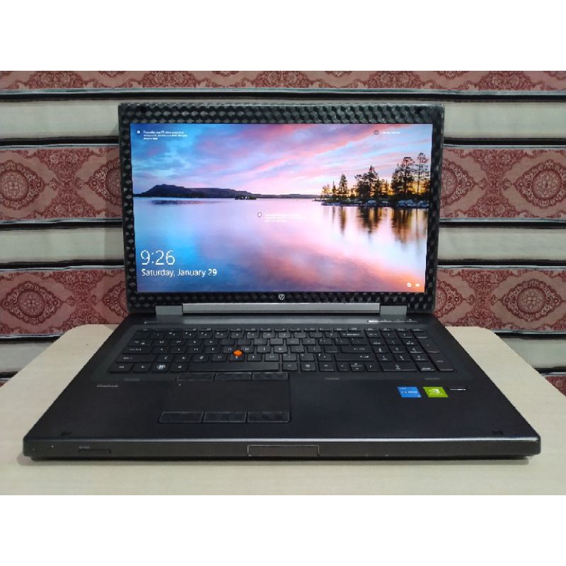 Jual HP 17 INCH FHD i7 SSD QUADRO K4100M 4GB DESIGN 3D MODELING RENDER EDIT WORKSTATION TEKNIK