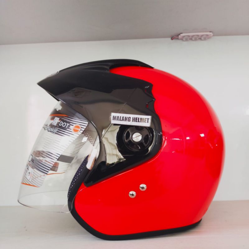 Jual Helm INK Klasik CX390 Fire Red | Shopee Indonesia