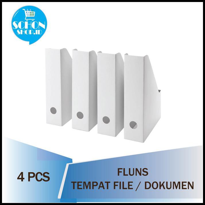 Jual Tempat File, Box File/Majalah, Wadah Surat Fluns, Putih | Shopee ...