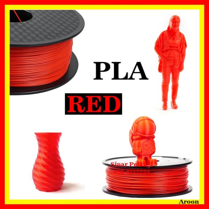 Jual Dijual PRINTER 3D FILAMENT 1M 1.75 MM DIY PEN STYLUS PLA RED MERAH ...