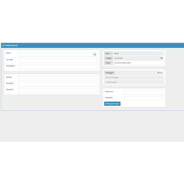 Jual Software Aplikasi Toko Komputer Service Shopee Indonesia