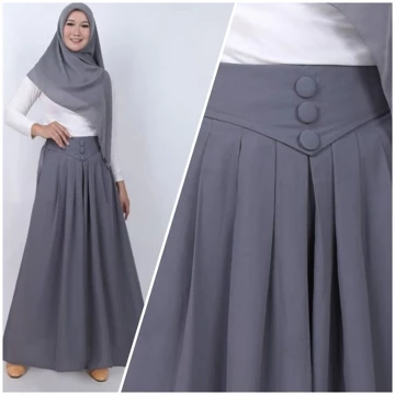 Kulot Lebar Bahan Wolfis Kulot Payung Woolpeach Kulot Kancing Bungkus Kulot Kerja Kuliah