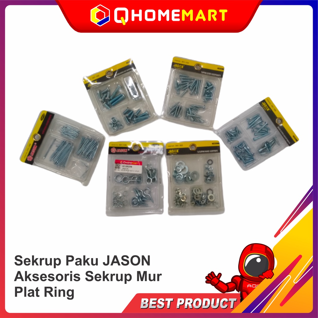 Jual Sekrup Paku Jason Aksesoris Sekrup Mur Plat Ring 