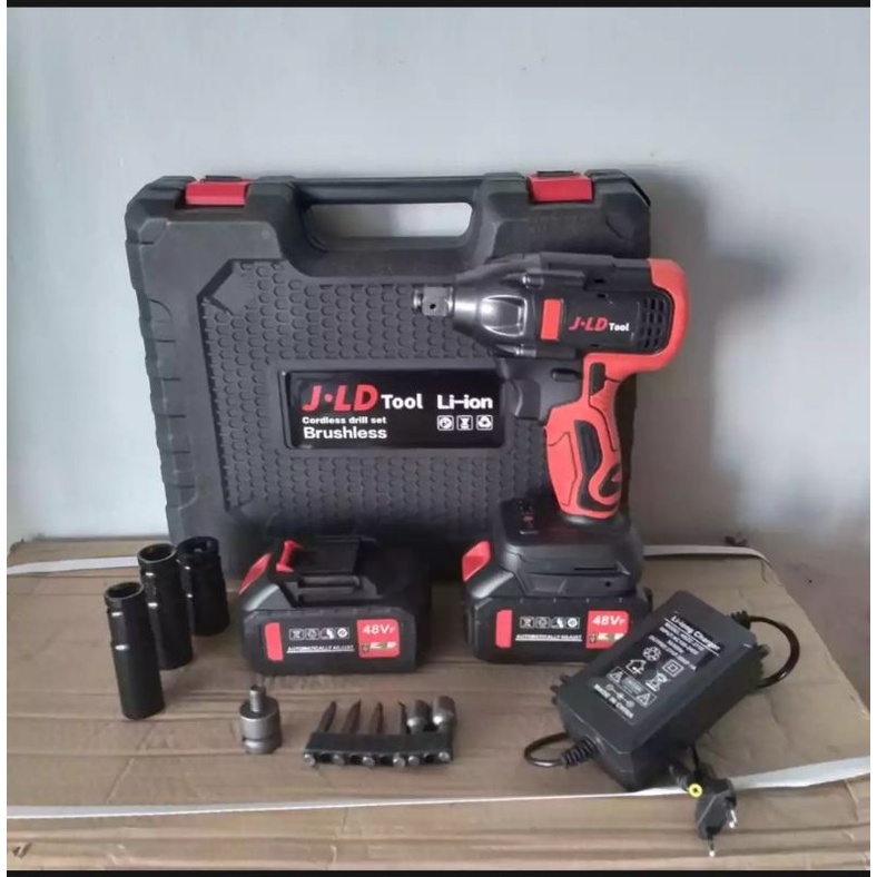 Jual Impact Buka Baut Cordless Jld Tools Batre Batre Shopee Indonesia